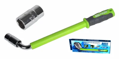 Ključ za kolesa tipa L 17, 19, 21, 22 mm + nasadni ključ