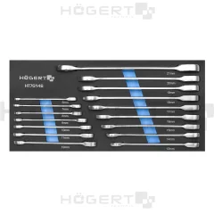 16-delni 6-21mm RAGLER WRENCH KLJUČ GARNITURA OBROČNO OBROČNIH KLJUČEV