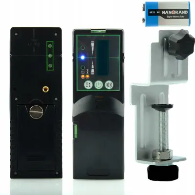 Rosfix RDG01 Detektor Laserskega Žarka – Dvostranska Signalizacija, ±1.5 mm, M5, 100 m | Z Libelo