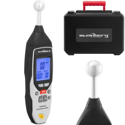 Merilnik vlage neinvazivni merilnik vlage za lesene zidake LCD 0-100% s kovčkom