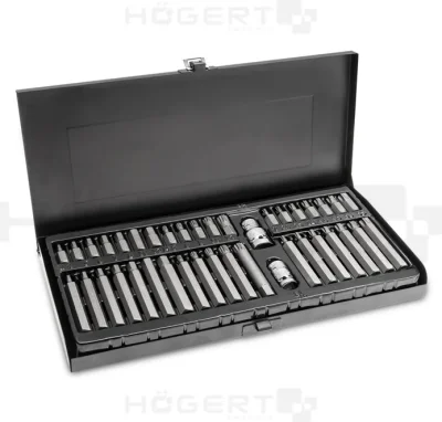Set nastavkov od 40kom 1/2˝,3/8˝CrV