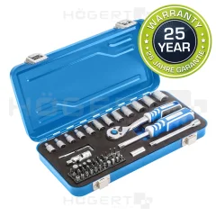 Komplet 53 ročnih nastavkov 1/4˝ CrV CrMo