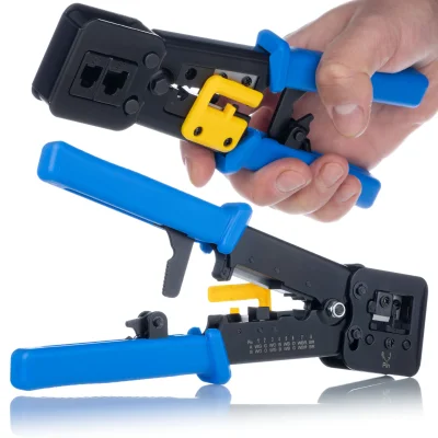 Rosfix prehodna klešče za RJ45/RJ12/RJ11
