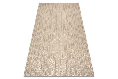 FLAT 48964265 Preproga iz sisala Chevron - naravna bež slamnata barva, vrvica 120x170 cm