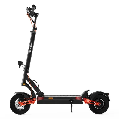 JOYOR T6 Zložljiv Električni Skuter -  600W Motor 48V18AH Baterija  10-palčne Pnevmatike Disk Zavore - Črna