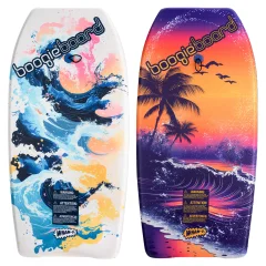 Wham-O 2-paket 37-palčnih Boogie Board z zapestnim povodcem in Phuzion Core Crescent Tail prevleko za vse od 8 let - Wave