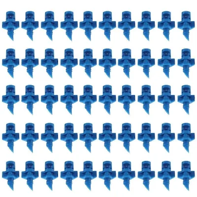 2023 Novi 50 kosov Vrtni mikro razpršilnik za trato Vodni razpršilnik za namakanje Preprosta namestitev na PVC/PPR/PE cev, 360 stopinj