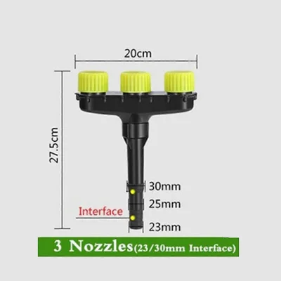 3/4/5/6 šob Kmetijstvo Razpršilniki Šobe Vode Razpršilci Namakanje Spray Za Vrtno Trato Nastavljiva Velikost Orodje za Zalivanje