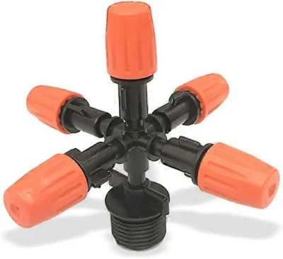 Prilagodljiv vrtni škropilnik, primeren za nadomestne dodatke za namakanje, namakanje v pokrajini