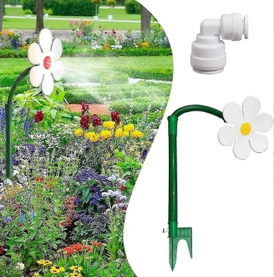 Škropilniki za vrtno trato za dvorišče, 720 samodejno vrtljivi škropilnik Crazy Daisy za trato