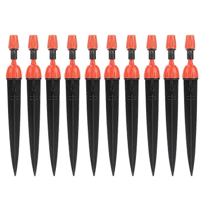 10 kosov nastavljive plastične 8 izhodnih odprtin vrtna trata namakalna šoba razpršilna vodna brizgalna glava