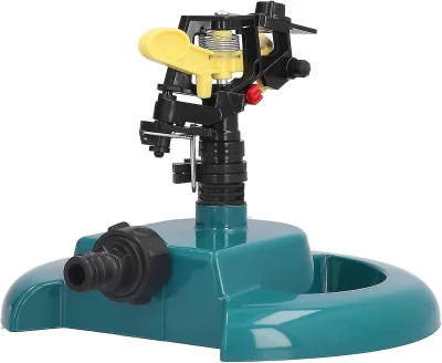 Vodni razpršilec za vrt, vrtljiv razpršilec za trato z okroglim podnožjem zamakalni sistem za dvorišče vrtne trate, jxlgv