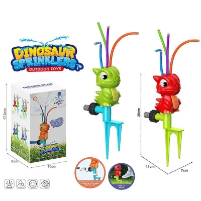 1pcs Rotary dinozaver spray joint igrača Poletna otroška športna vrtna trata splash igrača darilo za otroke