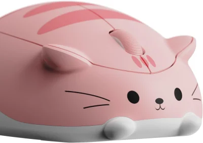 Akko Miška z Motivom Mačke / Brezžična Miška Roza / Bluetooth / 2.4GHz