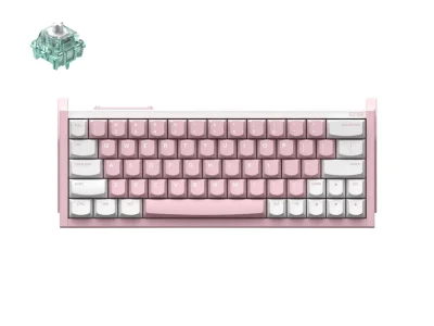 IQUNIX EZ63 Magnetno Stikalo Gaming HE Keyboard Roza / Magnetic Jade Pro Switch