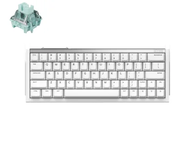 IQUNIX EZ63 Magnetno Stikalo Gaming HE Keyboard Bela Elf / Magnetic Jade Gaming Switch