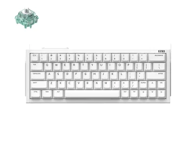 IQUNIX EZ63 Magnetno Stikalo Gaming HE Keyboard Bela / Magnetic Jade Pro Switch