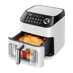 LEACCO AF020 – cvrtnik na vroč zrak 4,5 L, 1050 W (bel)