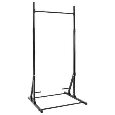 vidaXL postaja za pull-up z ročkami za potiskanje, 150 kg, nastavljiva