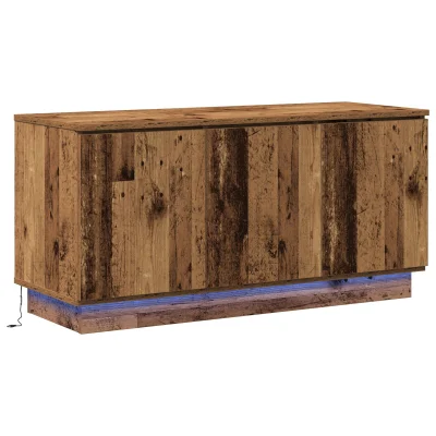 vidaXL TV omara Stari les 100x38x49 cm Inženirski les