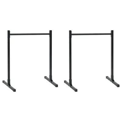 vidaXL set dip postaj 2 kosa nastavljiva 88.5/98.5 cm jeklo