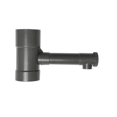Set zbiralnika žlebne vode 80 mm za sode za deževnico