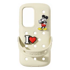 Samsung, Perforirano ohišje za Galaxy S25 Crocs Fun, mehko in nedrse?e, Bež