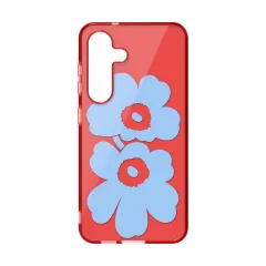 Samsung, Ohišje za Samsung Galaxy S25 s cvetli?nim vzorcem Unikko Ultra-trendy, Rde?a