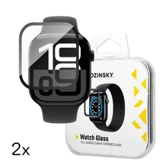 Wozinsky Polno Lepilo Kaljeno Steklo za Apple Watch Series 10 42mm (2 kom)