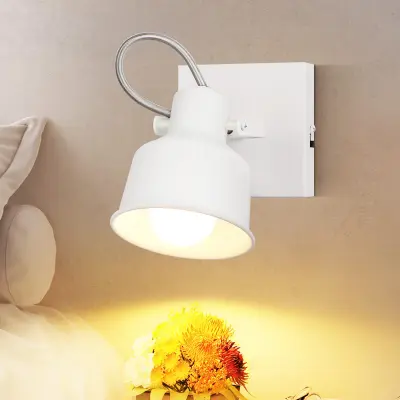 NETTLIFE Stropna svetilka 1 plamen vintage stenska svetilka E14 retro dizajn visokokakovostna nastavljiva MAX. 40 W