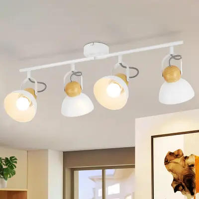 NETTLIFE Vintage črna stropna svetilka E27 nastavljiva svetilka za hodnik retro industrijska kovinska nastavljiva