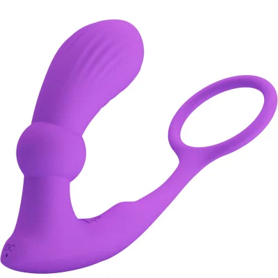 PRETTY LOVE - WARREN RING IN VIOLET ANALNI VIBRATOR