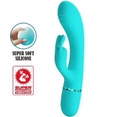 PRETTY LOVE - SCOCCO TURQUOISE RABBIT VIBRATOR