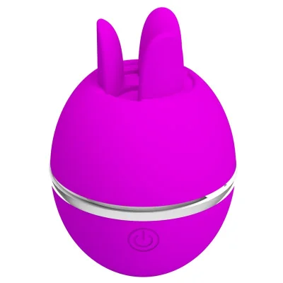 PRETTY LOVE - GEMINI BALL VIJOLIČAN OKROGEL SILIKONSKI VIBRATOR