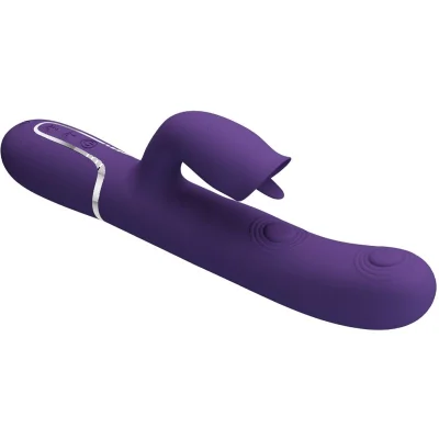 PRETTY LOVE - VIJOLIČNI VIBRATOR ZAJČJA ZA LIZANJE