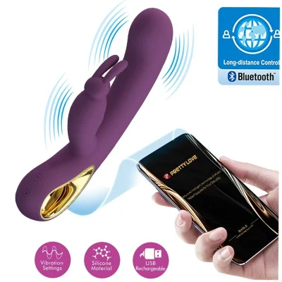 PRETTY LOVE - VIBRATOR LIAM RABBIT IN VIJOLIČNI STIMULATOR G-TOČKE