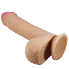 PRETTY LOVE - SLIDING SKIN SERIES REALISTIČNI DILDO Z DRSNO PRISESKO FLESH SKIN 23,4 CM