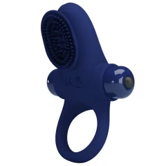 PRETTY LOVE - PRSTAN PALLE Z MODRO VIBRACIJO