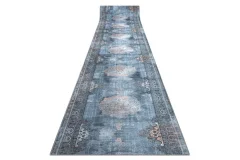 Tekač gumiran LOTUS ROSETTE 47050 siva pralna protizdrsna 80 80x830 cm