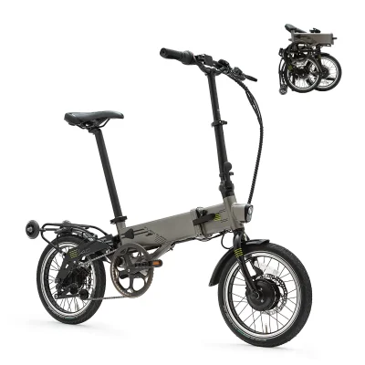 Zložljivo električno kolo Supra 4.0+ Titanium Grey | 16” | Domet 90 km