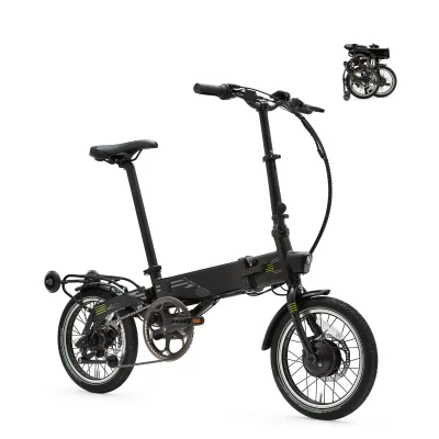 Zložljivo električno kolo Supra 4.0 Black Lime | 16" kolesa | 70 km dosega