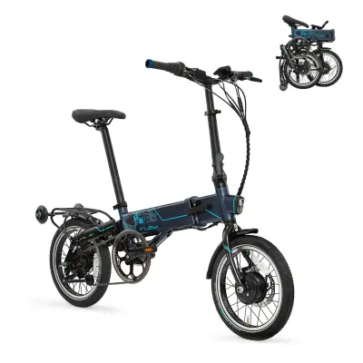 Zložljivo električno kolo Supra 4.0+ Tech Navy | 16" kolesa | 90 km dosega
