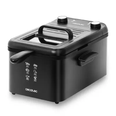 CECOTEC 03072 - Cvrtnik Cecotec CleanFry Infinity 3000 črne barve