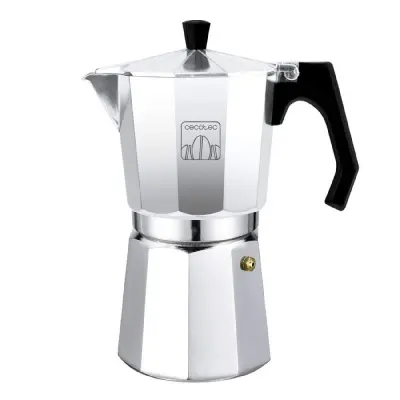 CECOTEC 01673 - Cumbia Mokclassic 1200 Moka aparat za kavo iz sijočega aluminija