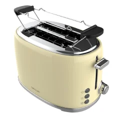 CECOTEC 03232 - Toast&Taste 1000 Retro dvojni bež pokončni opekač kruha