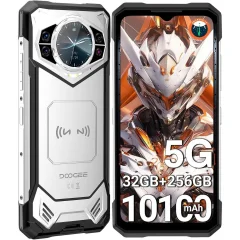 DOOGEE S200 5G 32 + 256 GB dvojnica SIM, srebrna barva