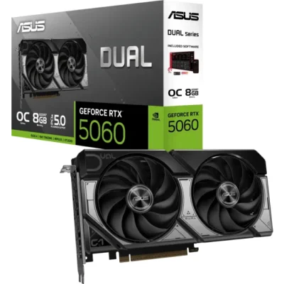 Grafična kartica ASUS Dual GeForce RTX 5060 OC, 8GB GDDR7, PCI-E 5.0