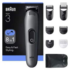 BRAUN Series 3 AIO3540 komplet za urejanje
