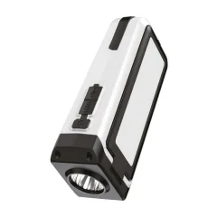 USB ROČNA SOLARNA SVETILKA ZA KAMPIRANJE + USB powerbank - BELA