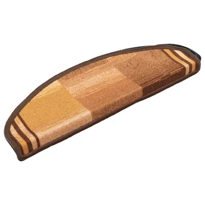 Samolepilne Preproga, Ruge za stopnice 5 kosov 65x21x4 cm rjave